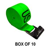 Winch Straps 4''X30' W/ Flat Hook - Box of 10 Sale - $9.95/each image