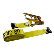 4''X30' Ratchet Strap W/ Flat Hook image