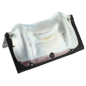 Steel Corner Protector for Chain - Galvanized w/ Groove image