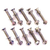 Airline Track Fastener Pack - 1-1/2