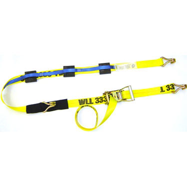 Car Carrier Strap - Deluxe W/ WH's & Rubber Blcks & Wear Sleeve image