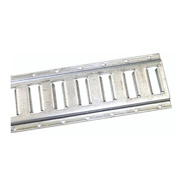 E Track 2' Horizontal Galvanized (Box/4) image