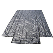 Heavy Duty Lumber Tarp - 16' x 27' (4' Drop & Flap) - 18oz Black Tarp image