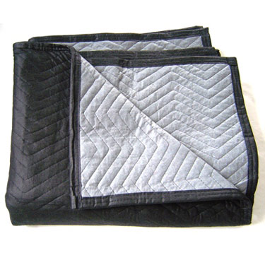 Moving Blanket - ECONO DELUXE - 72 x 80 - Blk/Gry Sold Individually image