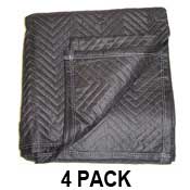 Moving Pads - ECONO MOVER 72X80 Blk/Blk 4 Pack Moving Pads image