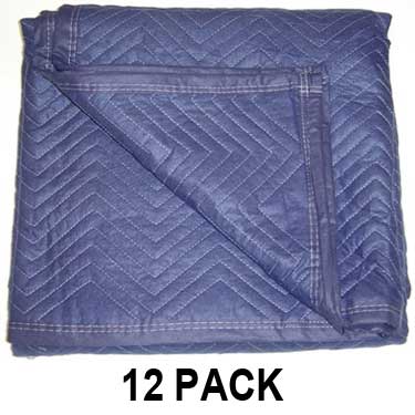 Moving Blankets - ECONO SAVER 72X80 Blue 43Lbs/Dz Moving Pads image