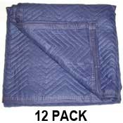 Moving Blankets - ECONO SAVER 72X80 Blue 43Lbs/Dz Moving Pads image