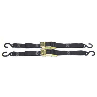 Over Center Buckle Boat Straps W/Coated S-Hooks (Pair) image