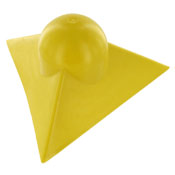 Plastic Corner Protector for Tarps - Yellow image