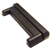 Plastic End Cap for Horizontal E-Track - Black Plastic image