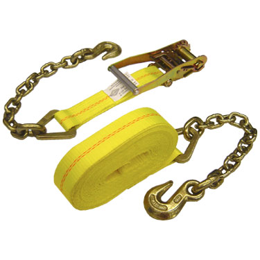 Ratchet Strap 2''X27' W/Chain Extension image