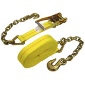 Ratchet Strap 2''X27' W/Chain Extension image
