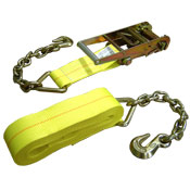 3''X27' Ratchet Strap W/ Chain Extension image