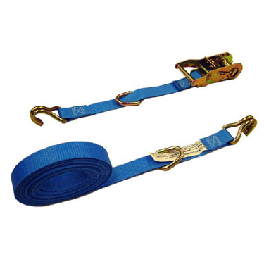 1'' x 15' Ratchet Strap W/ J-Hook & D-Ring image