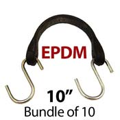 Rubber Tarp Strap 10'' (bundle of 10) EPDM image
