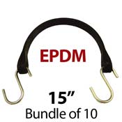 Rubber Tarp Strap 15'' (bundle of 10) EPDM image