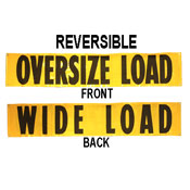Oversize Load/Wide Load Reversible Vinyl Banner 18